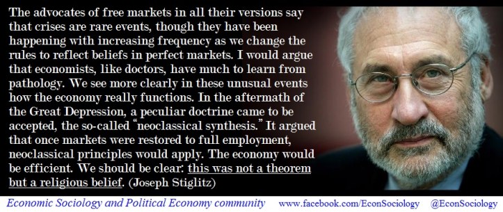 Free markets as a religious belief