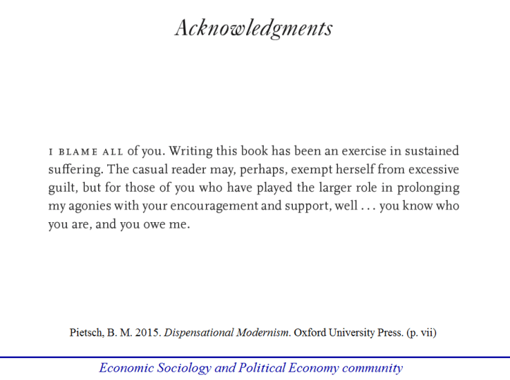 Best Acknowledgments
