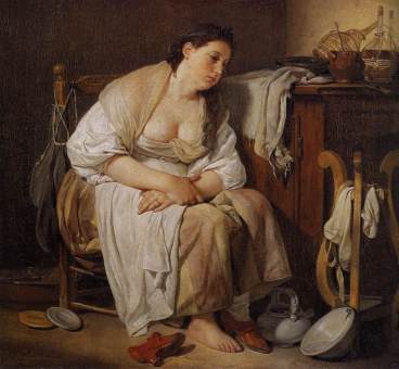 "Indolence", by Jean-Baptiste Greuze (1756)